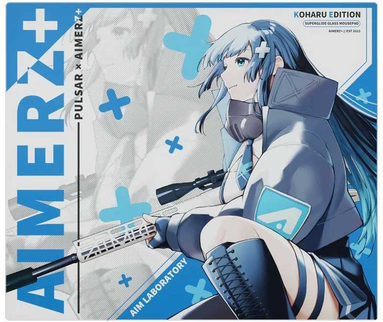 Pulsar Superglide V2 XL Aimerz Koharu Edition Mouse Pad Glass