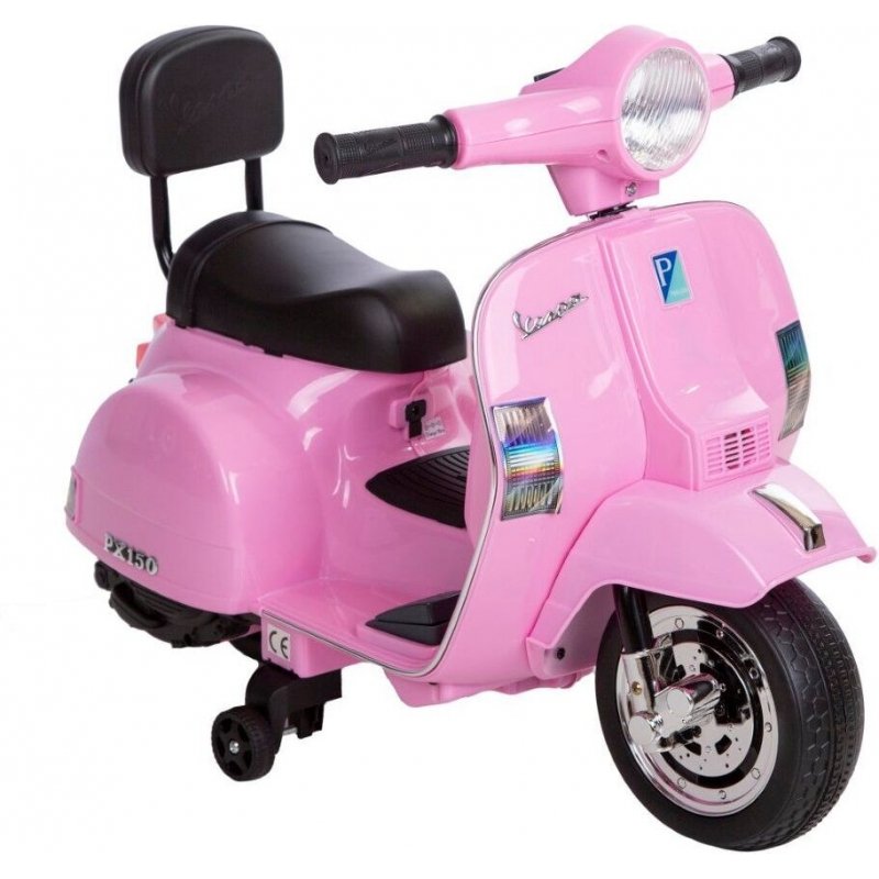 pink vespa scooter 6v