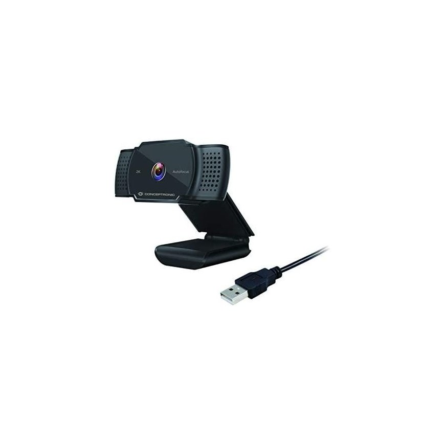 Conceptronic AMDIS 2K Super HD Autofocus Webcam with Microphone