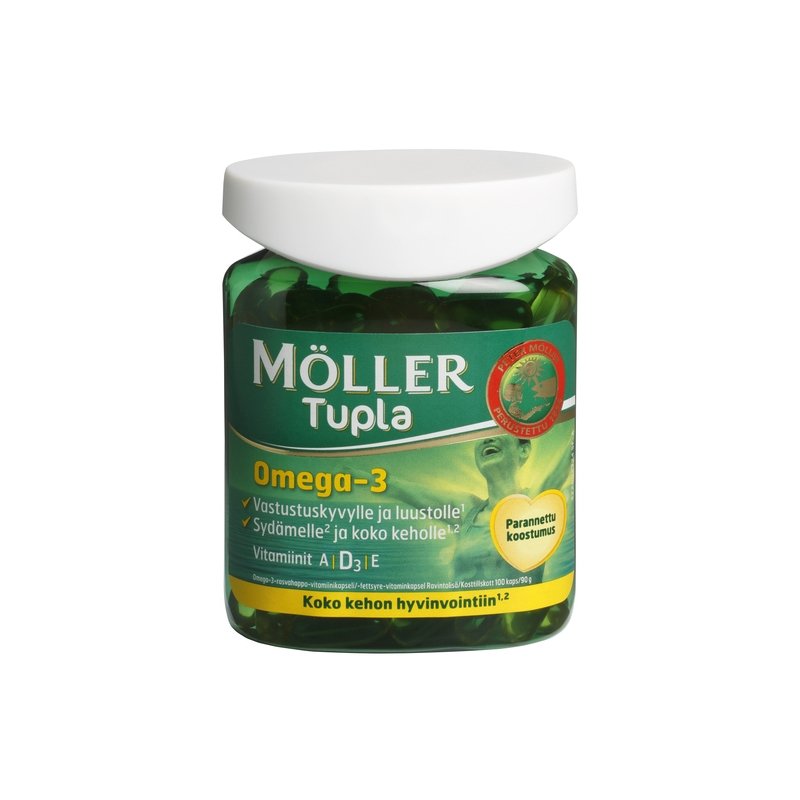 Möller Double Omega3 Fish Oil Capsule, 100 capsules 7070866015176 buy