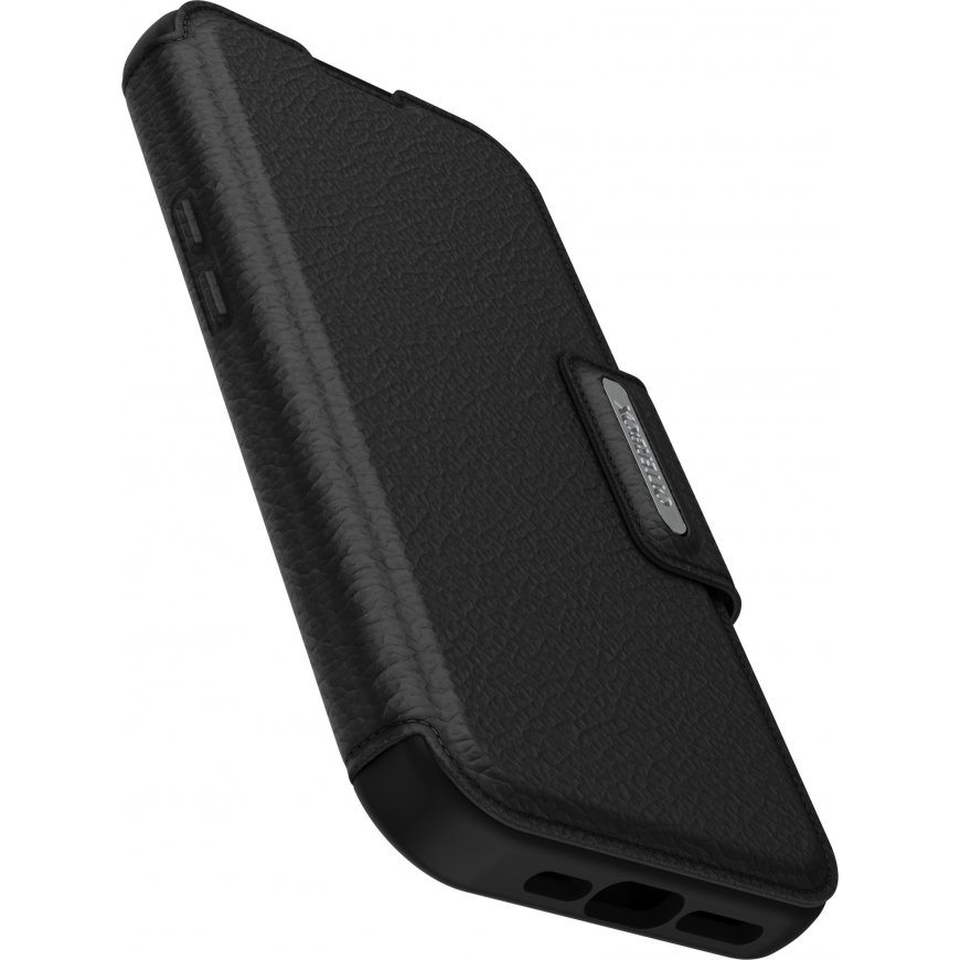 Otterbox Strada MagSafe wallet case, iPhone 15 Pro, black 77-93560