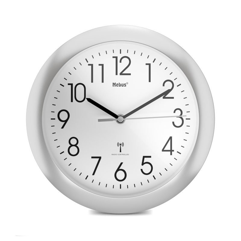 Mebus 52451 wall/table clock Digital clock Round White 52451 buy in the