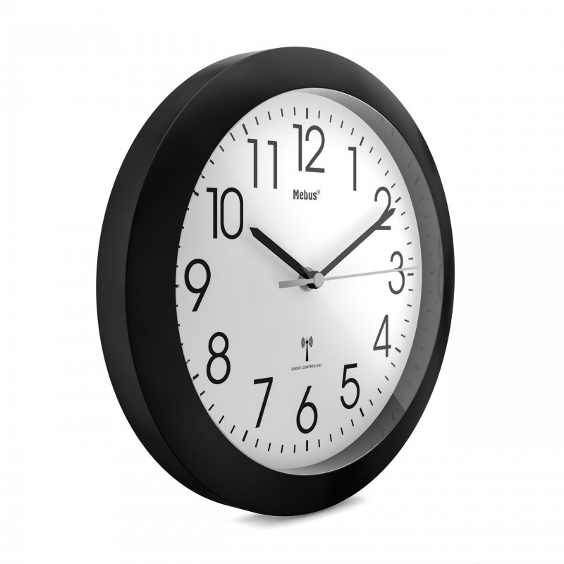 Mebus 52450 wall/table clock Digital clock Round Black 52450 buy in the